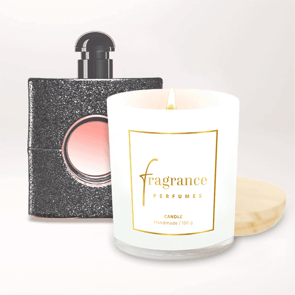 YSL Black Opium ihlette - illatos gyertya